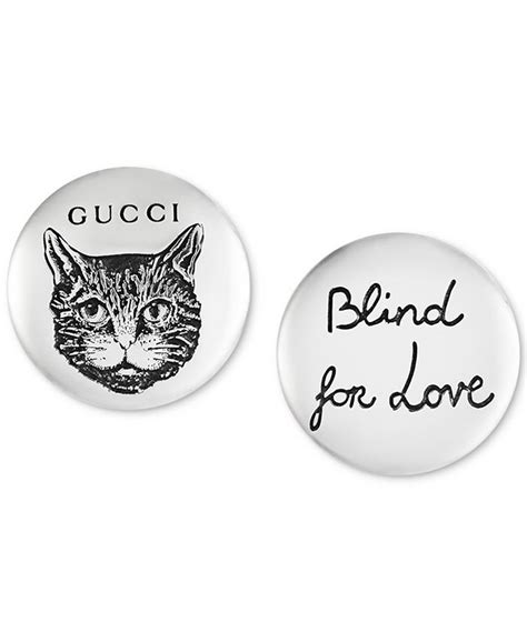 gucci blind for love earrings